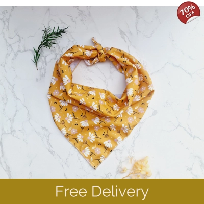 Sunshine Daisy Dog Bandana